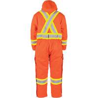 High-Visibility Lined Canvas Overalls, Small, High Visibility Orange Auto-Cam