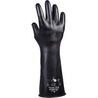 Gants r&eacute;sistants &agrave; l'acide 879, Taille Moyen/8, 14" lo, Caoutchouc butyle, 28 mils Auto-Cam