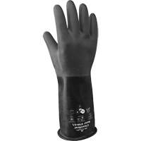 Gants r&eacute;sistants &agrave; l'acide 879R, Taille Moyen/8, 14" lo, Caoutchouc butyle, 28 mils Auto-Cam