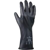Gants r&eacute;sistant &agrave; l'acide & aux produits chimiques, Taille Petit/7, 12" lo, Caoutchouc butyle/Viton, 12 mils Auto-Cam
