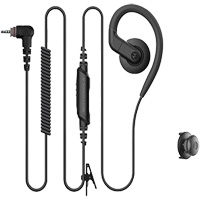 Over-the-Ear Single Pin Earpiece for Curve Two-Way Radio Auto-Cam