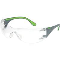 Lunettes de s&eacute;curit&eacute; gris/vert Adapt Lite, Lentille Transparent, Antibu&eacute;e/Anti-&eacute;gratignures, ANSI Z87+/R&eacute;pond ou surpasse la norme CSA Z94.3 Auto-Cam