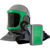 Z-Link Powered Air Respirator with Zytec FR Shoulder Cape, Facepiece Respirator/Welding Helmet Auto-Cam