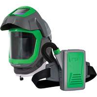 Z-Link Respirator Helmet with Face Seal, Visor & Belt Mount, Facepiece Respirator/Welding Helmet, Lithium-Ion Battery Auto-Cam