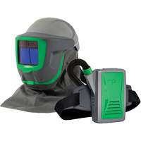 Z-Link+ PAPR System with Shoulder Cape & Visor, Facepiece Respirator/Welding Helmet Auto-Cam