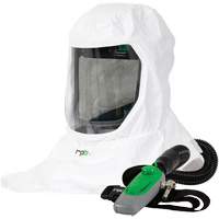 T-Link Respirator with Bump Cap, Breathing Tube & C40, Loose Fitting Hood & Faceshield Auto-Cam