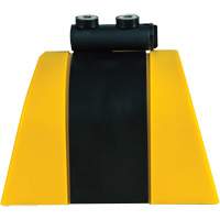 Syst&egrave;me de barri&egrave;re de s&eacute;curit&eacute; HAZLOK, Plastique, Fixation magn&eacute;tique, 30', Ruban Noir et jaune Auto-Cam