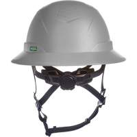 V-Gard H2&reg; Full Brim Safety Helmet, Ratchet Suspension, Non-Vented Auto-Cam