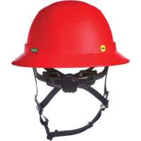 V-Gard H2&reg; Full Brim Safety Helmet with Mips&reg; Safety System, Ratchet Suspension, Non-Vented Auto-Cam