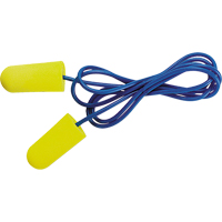 Bouchons d'oreilles néon jaune E-A-Rsoft, Vrac - Sac en poly, Avec cordon SJ424 | Auto-Cam