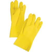 ChemStop Gloves, Size Small/7, 12" L, Latex, Flock-Lined Inner Lining, 16-mil Auto-Cam