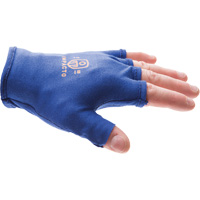 Anti-Impact Fingerless Right-Hand Glove Liner, 6/X-Small, Synthetic Palm, Slip-On Cuff Auto-Cam