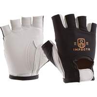 Anti-Impact Left-Hand Glove, X-Small, Goatskin/Split Leather Palm, Hook & Loop Cuff Auto-Cam