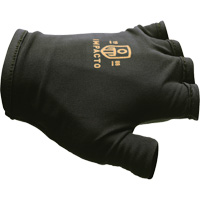 Anti-Impact Fingerless Right-Hand Glove, X-Small, Split Leather Palm, Slip-On Cuff Auto-Cam