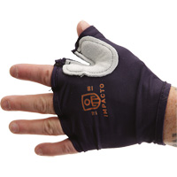 Tool Grip Fingerless Glove with Web Pad - Right, Size X-Small, Suede Palm Auto-Cam