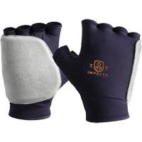 Palm and Side Impact Glove Liner-Right, X-Small, Grain Leather Palm, Slip-On Cuff SR303 | Auto-Cam