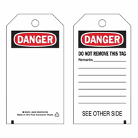 &eacute;tiquettes de s&eacute;curit&eacute; auto-plastifiantes, Polyester, 3" la x 5-3/4" h, Anglais Auto-Cam