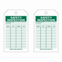 Étiquettes d'inspection de sécurité, Polyester, 4" la x 7" h, Anglais SX418 | Auto-Cam