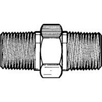 RACCORD HEXAGONAL MALE1/8"-1/8"NPT,LAITON, Laiton Auto-Cam