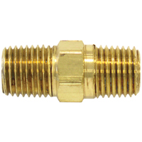 RACCORD HEXAGONAL,1/4"-1/4"NPT,LAITON, Laiton Auto-Cam