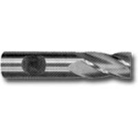 Weldon Shank End Mill, 7/32" Dia., 4 Flutes, High Speed Steel Auto-Cam