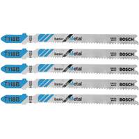 Lames de scie sauteuse de base pour le m&eacute;tal, Acier rapide, Tige en T, 3-5/8" lo Auto-Cam