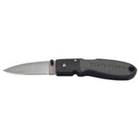 Lightweight Knife with Drop Point Blade, 2-3/4" Blade, Stainless Steel Blade, Nylon Resin Handle Auto-Cam