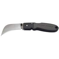 Lockback Knife with Hawkbill Blade, 2-5/8" Blade, Stainless Steel Blade, Nylon Resin Handle Auto-Cam