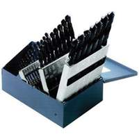 Regular-Point Drill Bit Set, 29 Pieces, Steel Auto-Cam