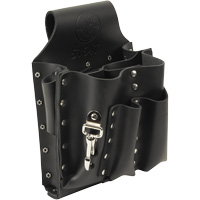 Tool Pouch, Multiple Tool Holder, Leather, 8 Pockets Auto-Cam