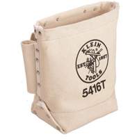 Bull-Pin & Bolt Tool Bag with Tunnel Loop, Tool Holder, Canvas, 3 Pockets Auto-Cam
