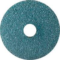 Blue Line Aggressive Grinding Fibre Disc, Zirconium, 24, 4-1/2" Dia x 7/8" Arbor Auto-Cam