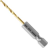 Impact Tough Drill Bit, High Speed Steel, 3/4" Flute, 118° Point Auto-Cam