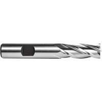 C615 End Mill, 1/4" Dia., 4 Flutes, High Speed Steel Auto-Cam