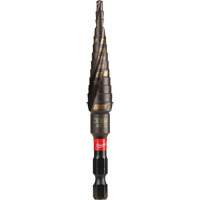 #1 Shockwave Impact Duty Step Drill Bit, 1/2" - 1-1/8" , 1/32" Increments, Titanium Auto-Cam