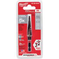 #1 Shockwave Impact Duty Step Drill Bit, 1/2" - 1-1/8" , 1/32" Increments, Titanium Auto-Cam