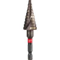 #3 Shockwave Impact Duty Step Drill Bit, 3/16" - 3/4" , 1/16" Increments, Titanium Auto-Cam