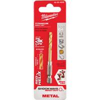 Shockwave Drill Bit, 11/64", Titanium, 1-3/32" Flute, 135° Point Auto-Cam