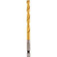 Shockwave Drill Bit, 1/4", Titanium, 2-15/32" Flute, 135° Point Auto-Cam