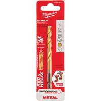 Shockwave Drill Bit, 1/4", Titanium, 2-15/32" Flute, 135° Point Auto-Cam