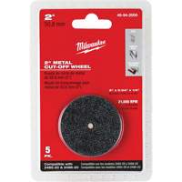 Disque &agrave; tronçonner pour meuleuse &agrave; angle droit M12 Fuel, 2" x 0,04", Arbre de 1/4", Type 1, Oxyde d'aluminium, 21000 Tr/min Auto-Cam