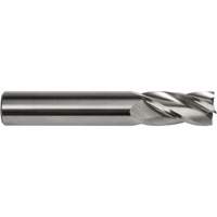 S134 End Mill, 1/8" Dia., 1-1/2" L, 4 Flutes, 1/8" Shank, Carbide Auto-Cam