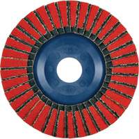 Disque &agrave; lamelles Twin Flap, 4-1/2" x 7/8", Type 27, Grain 40, C&eacute;ramique/Alumine de zirconium Auto-Cam