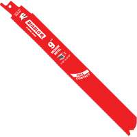 Medium Metal Reciprocating Saw Blade, Bi-Metal, 14-18 TPI, 9" L x 1" W Auto-Cam