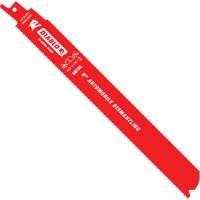 Reciprocating Blade for Auto Dismantling, Bi-Metal, 10-14 TPI, 9" L x 1" W Auto-Cam