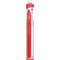 Reciprocating Blade for Auto Dismantling, Bi-Metal, 10-14 TPI, 12" L x 1" W Auto-Cam