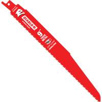 Reciprocating Blade for Thick Metal/Demolition, Bi-Metal, 8-10 TPI, 9" L Auto-Cam