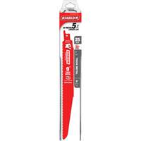 Reciprocating Blade for Thick Metal/Demolition, Bi-Metal, 8-10 TPI, 9" L Auto-Cam