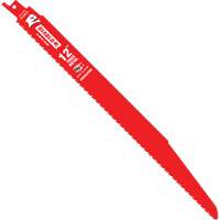 Reciprocating Blade for Thick Metal/Demolition, Bi-Metal, 8-10 TPI, 12" L Auto-Cam