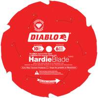 HardieBlade Cutting Saw Blade, 10", 6 Teeth, Fibre Cement Use Auto-Cam